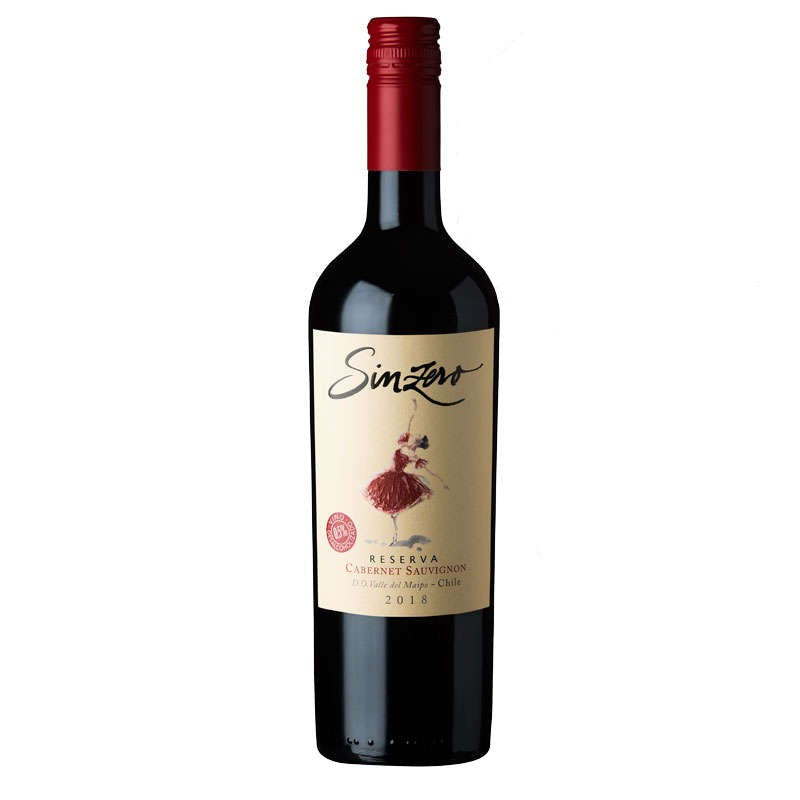 SinZero Cabernet Sauvignon 2019 Alkoholfri Rødvin 75 cl