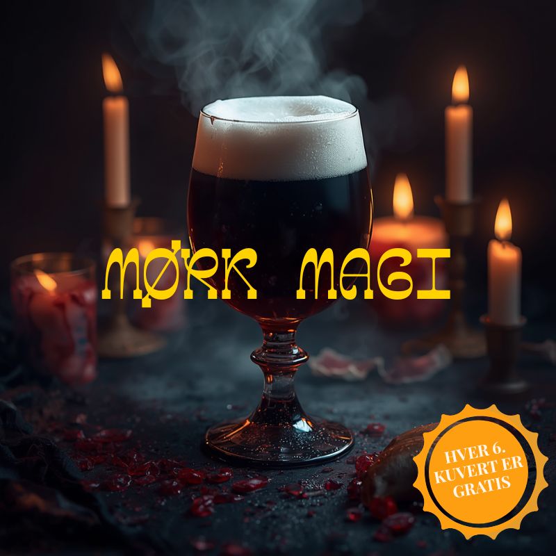 Ølsmagningskasse - Mørk Magi  - 6 flasker
