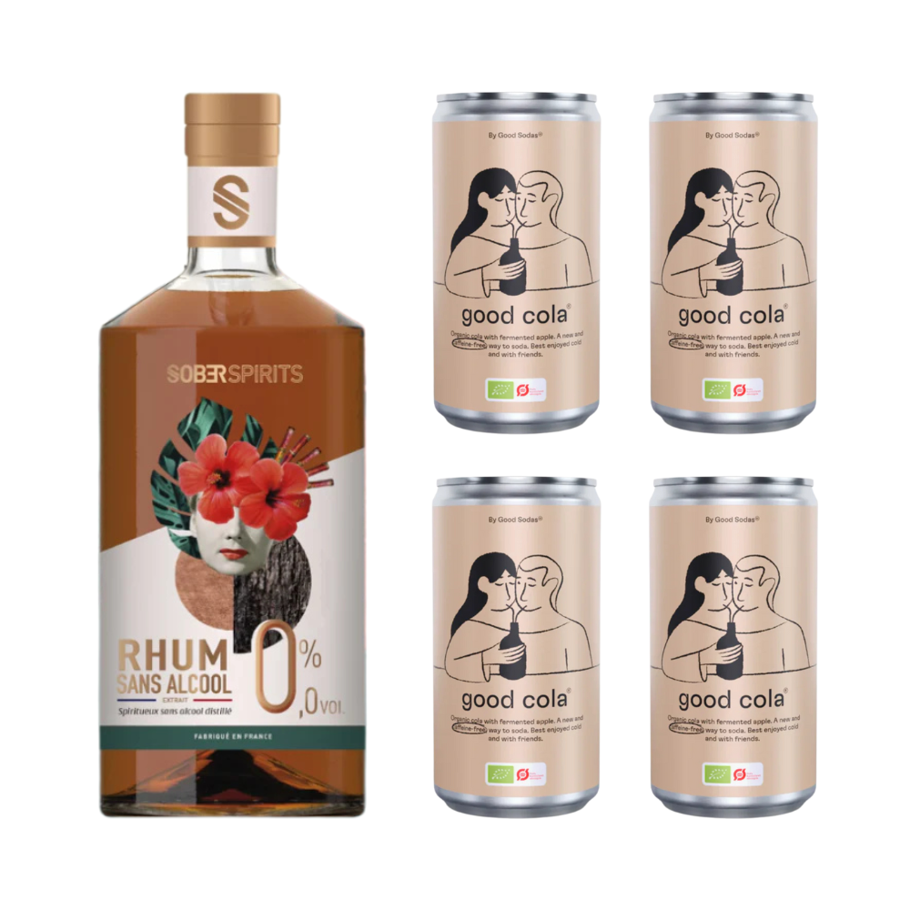 Sober Spirits Alkoholfri Rom & Cola Drinkskasse