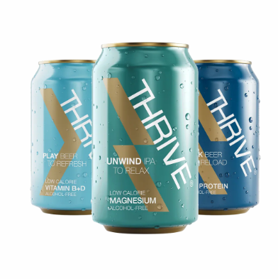 Thrive Play. Unwind. Recover. Smagskasse 12 x 33 cl